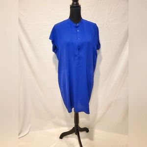 Vince Shortsleeve Shift Dress -Royal Blue, Size (M)